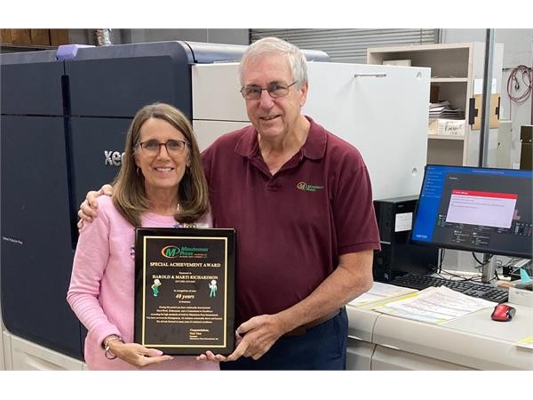 {Hal & Marti Richardson Offer Personal Reflection On 40 Years of Minuteman Press Franchise Ownership in Montgomery, AL}