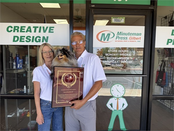 {Minuteman Press Franchise Owner David Rindfleisch Shares Journey From Print Industry Veteran & Shop Employee to President’s Club Member in Gilbert, AZ}