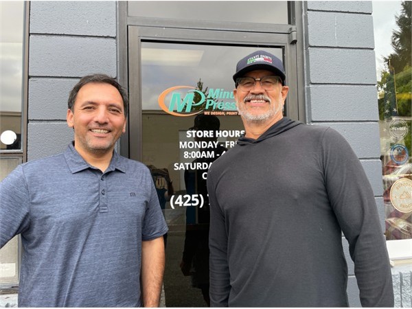 {47-Year Business Printing Plus Sold to New Minuteman Press Franchise Owner Hamed Dadgour in Mountlake Terrace, WA}