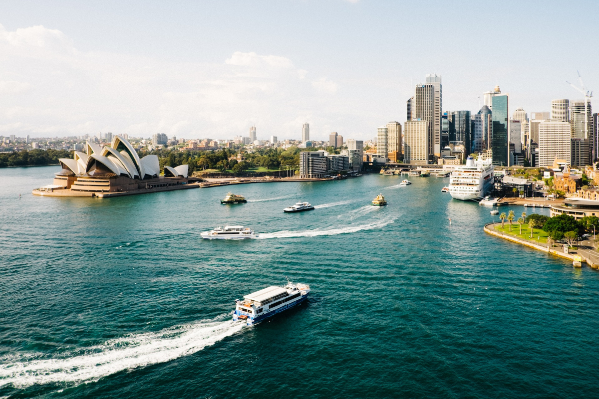 A wide shot image of Sydney Australia