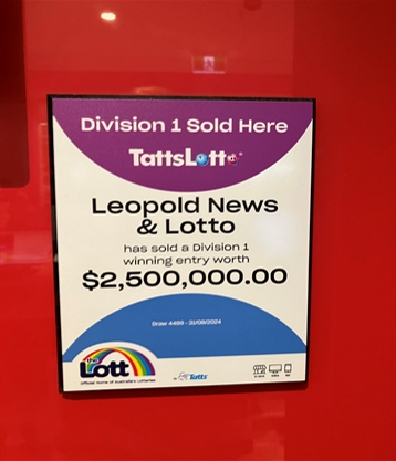 Tattslotto franchise discount