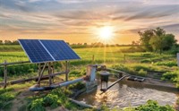 established irrigation pump outdoor - 1