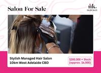 stylish managed hair salon - 1