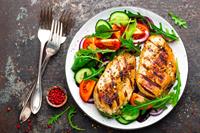 charcoal chicken salad bar - 1