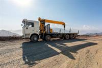 secure crane truck transport - 1
