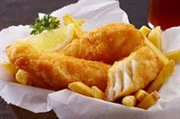 straight fish chips busy - 1