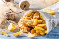 fish chips take-away food - 1