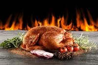 busy charcoal chicken shop - 1