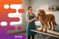 36775 busy dog grooming - 1