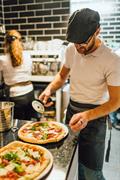 pizza shop with huge - 3