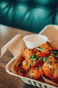 busy fish chips with - 2