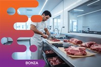 37011 established butcher with - 1
