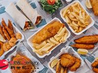 fish chips bbq charcoal - 1