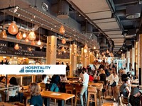 busy cafe with night - 1