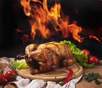 6 days charcoal chicken - 1