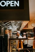 souvlaki burger shop busy - 3