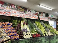 busy fruit vegetable store - 1