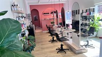 hairdressing salon located the - 1