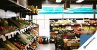 high exposure supermarket with - 1