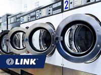 thriving dual service laundromat - 1