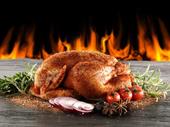 busy charcoal chicken shop