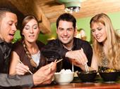 highly visible restaurant takeaway