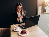 cafe with corporate clients