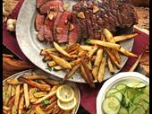 classy upscale restaurant with