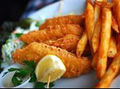 traditional fish chips for