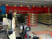 established gas station with