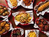 busy fried chicken restaurant