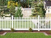 well established timber fencing