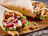 charcoal souvlakia traditional greek