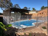 pool safety fence product