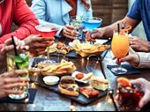 upbeat vibrant neighborhood restaurant