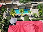 pool resort with land