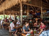restaurant bar with real