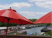 charming canal-side tea room