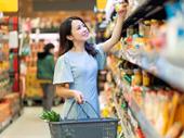amazing asian supermarket busy