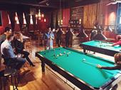 bar restaurant with pool