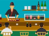 japanese restaurant with beer