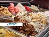 gelato bar with low