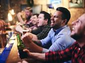 sports bar with real
