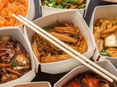 asian takeaway busy shopping
