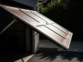 established garage door wrought