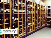 busy bottle shop near