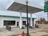 old fueling station auto