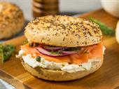 reduced turn-key bagel sandwich