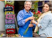 fun flower shop with