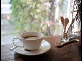 charming cafe busy area